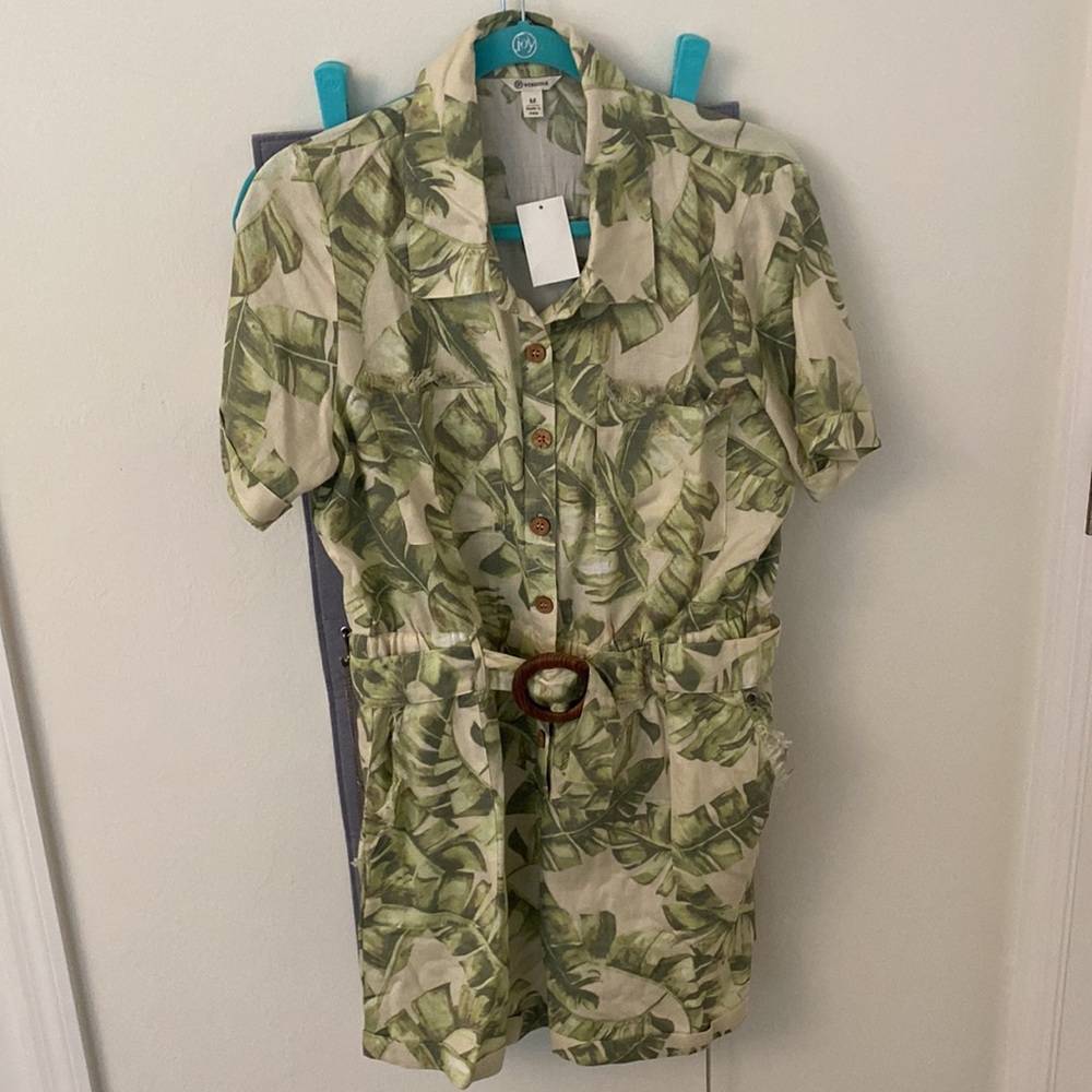 Palm Perfect Romper - Picture 2 of 6